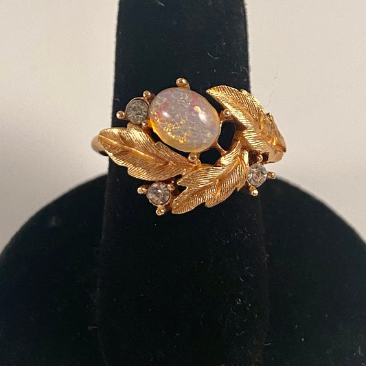 1972 Avon Fire Flower Ring