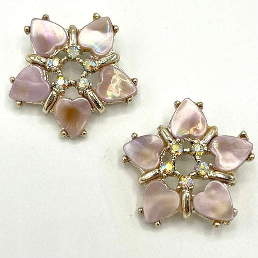 1950s Lucite & Rhinestone Scatter Pins