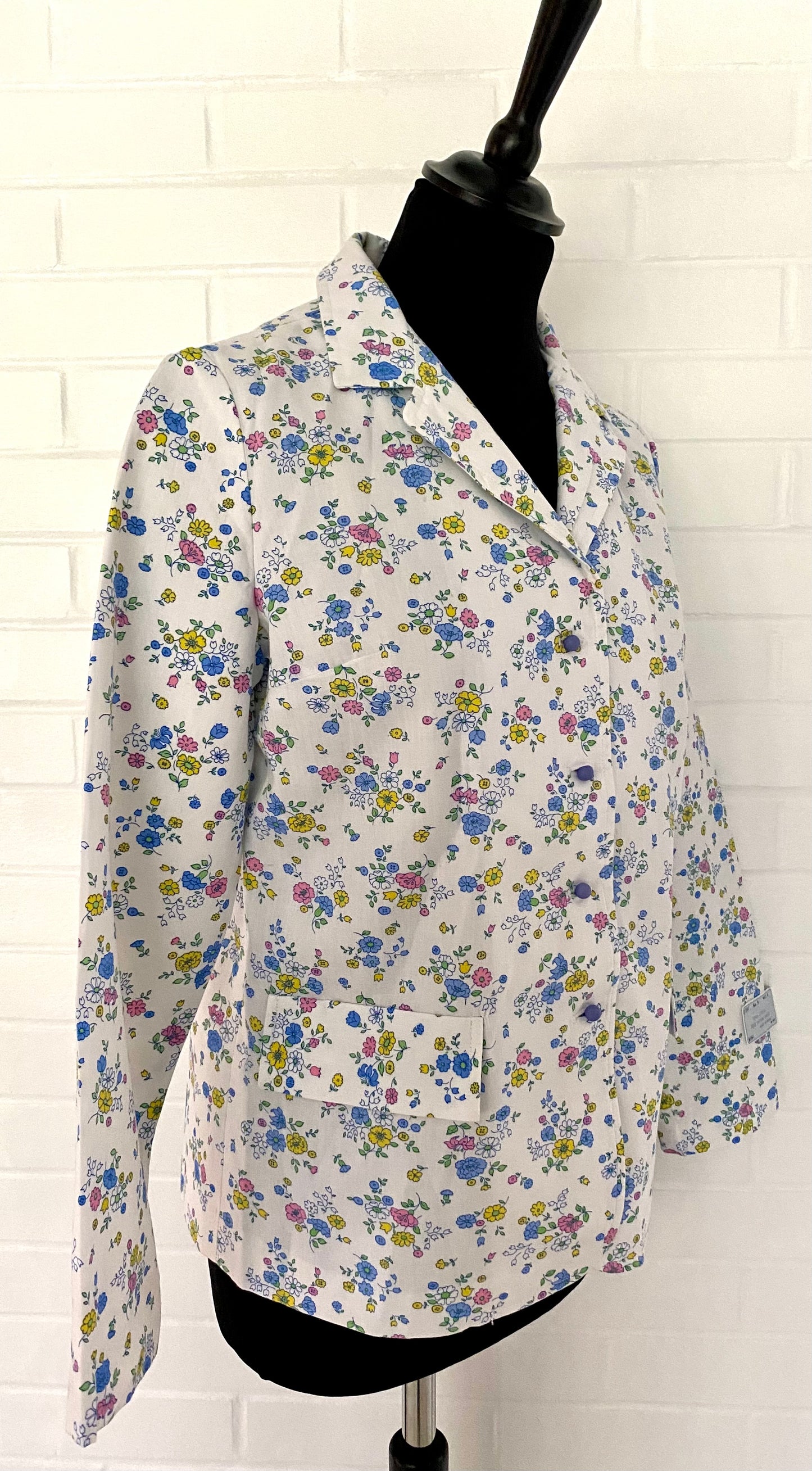 1960s Sears Junior Bazaar Flowered Jacket