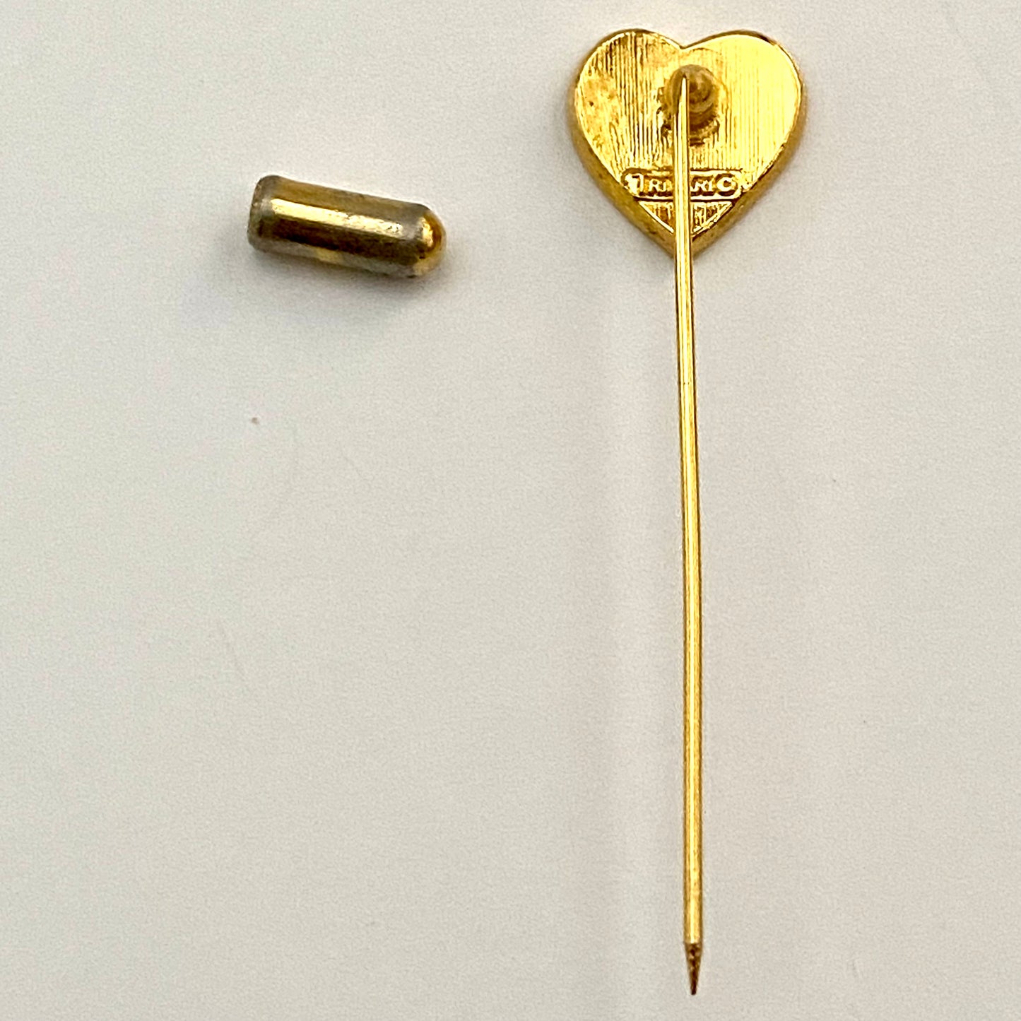 1980s Trifari Heart Stick Pin