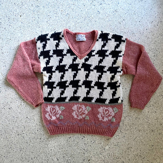 1980s Why Oaks, Hand Knitted Sweater