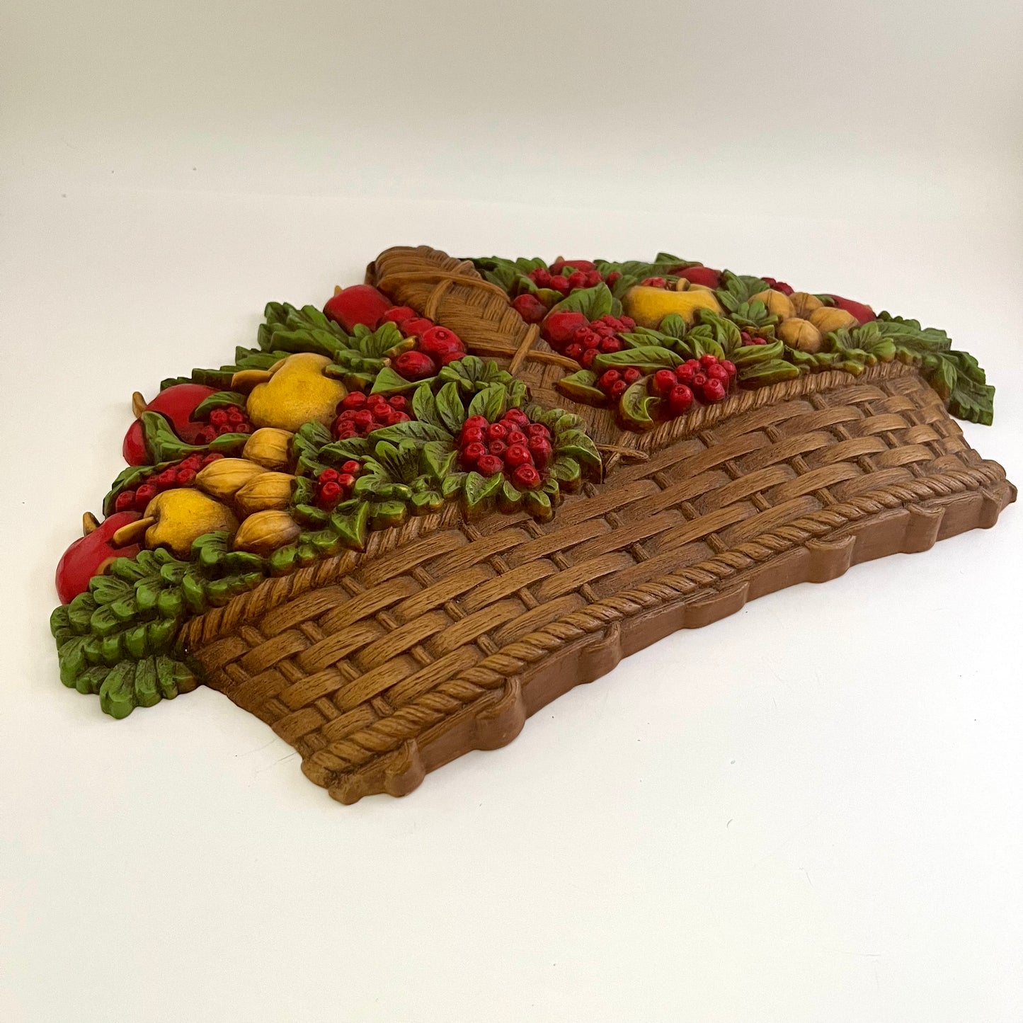 1978 Homco Fruit & Nut Wall Plaque