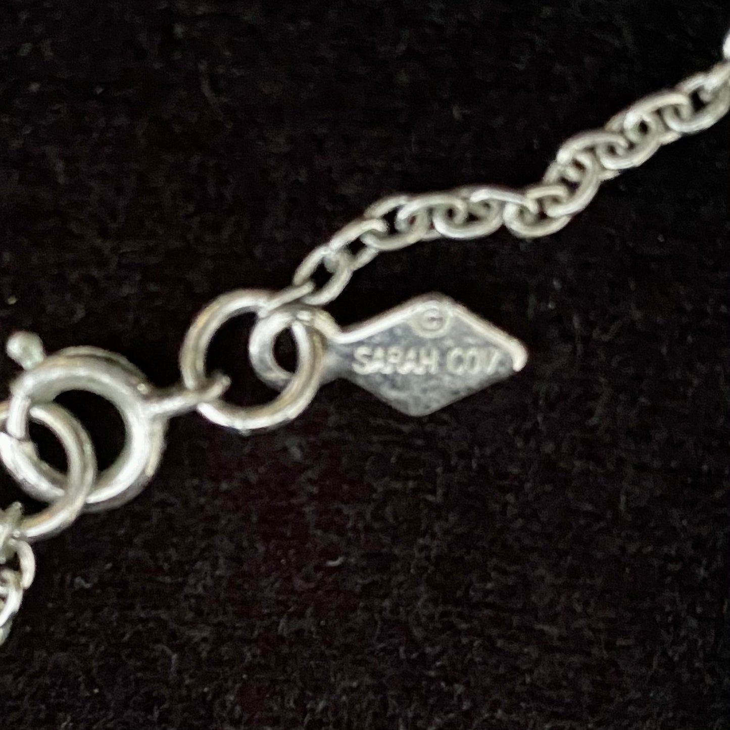 1976 Sarah Coventry Jet Set Necklace