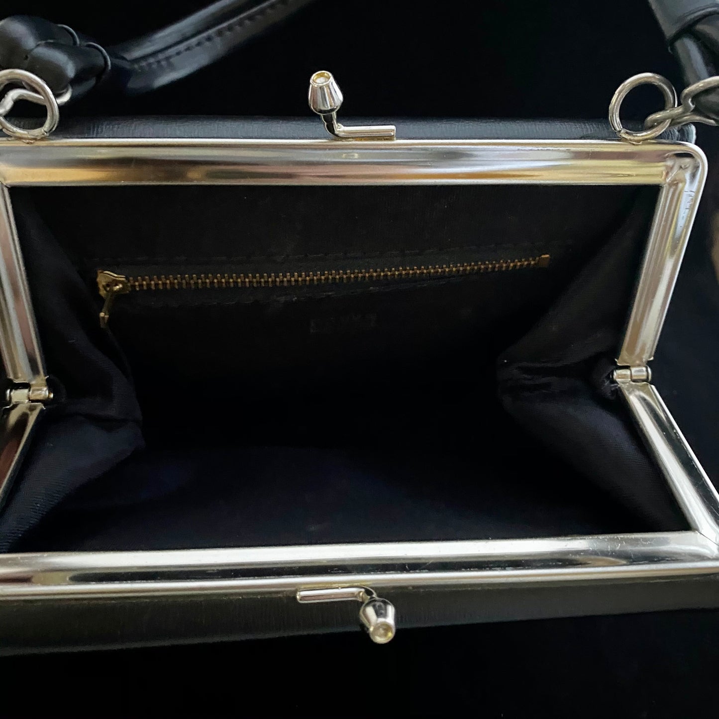 1960s Black Dover Handbag