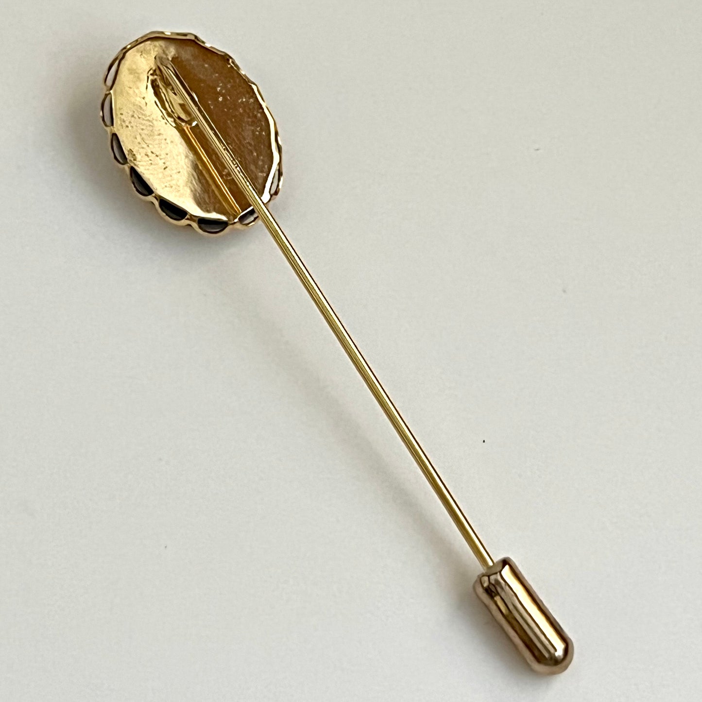 1980s Intaglio Stick Pin