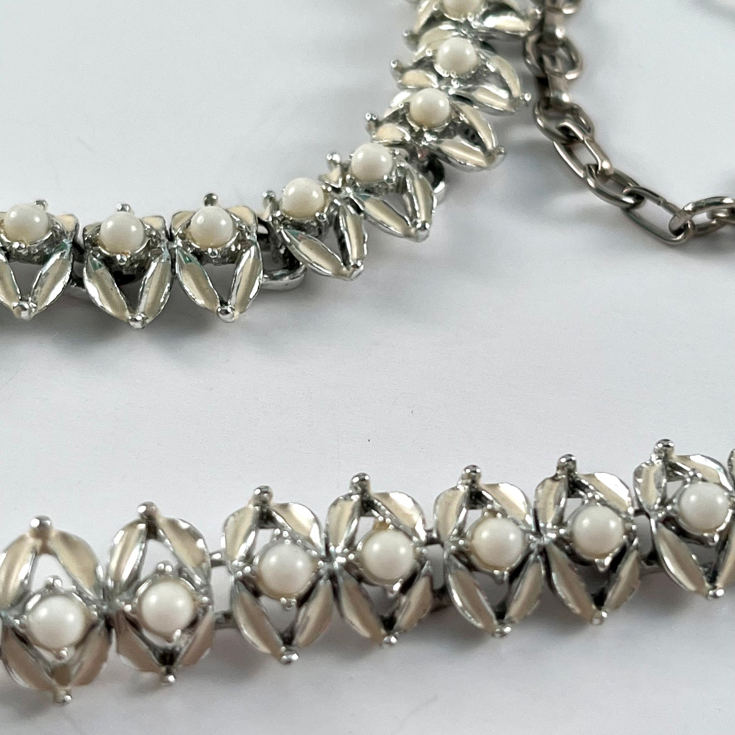 Late 50s/ Early 60s White Choker Necklace