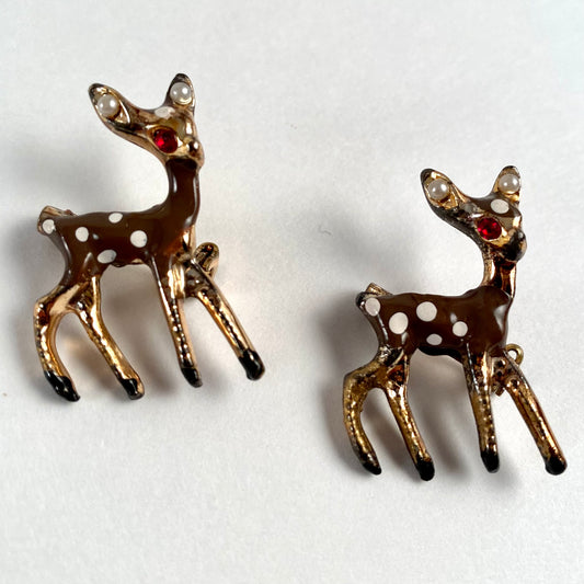 Late 50s/ Early 70s Deer Scatter Pin Set