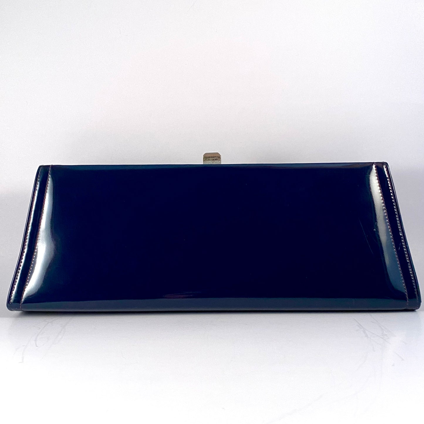 1950s Theodor California Blue Patent Leather Handbag/Clutch