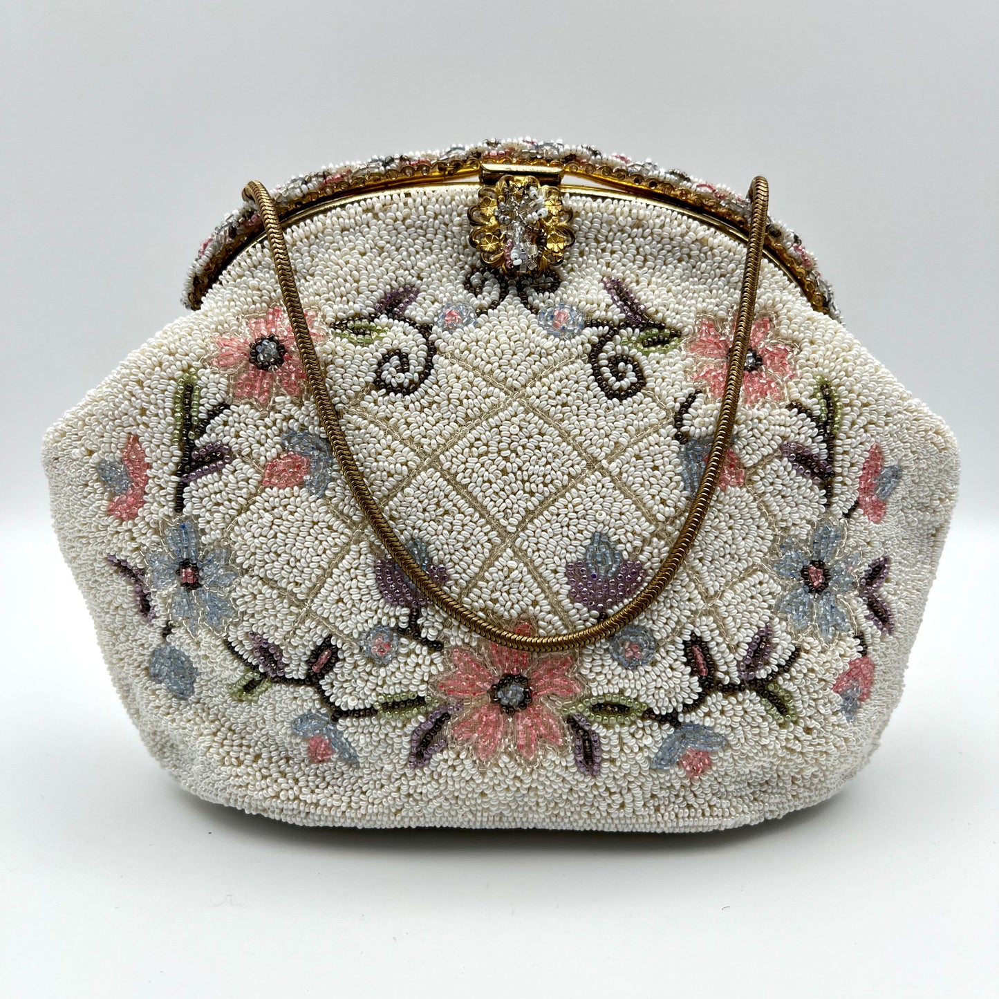 1940s Ed B Robinson Beaded Purse