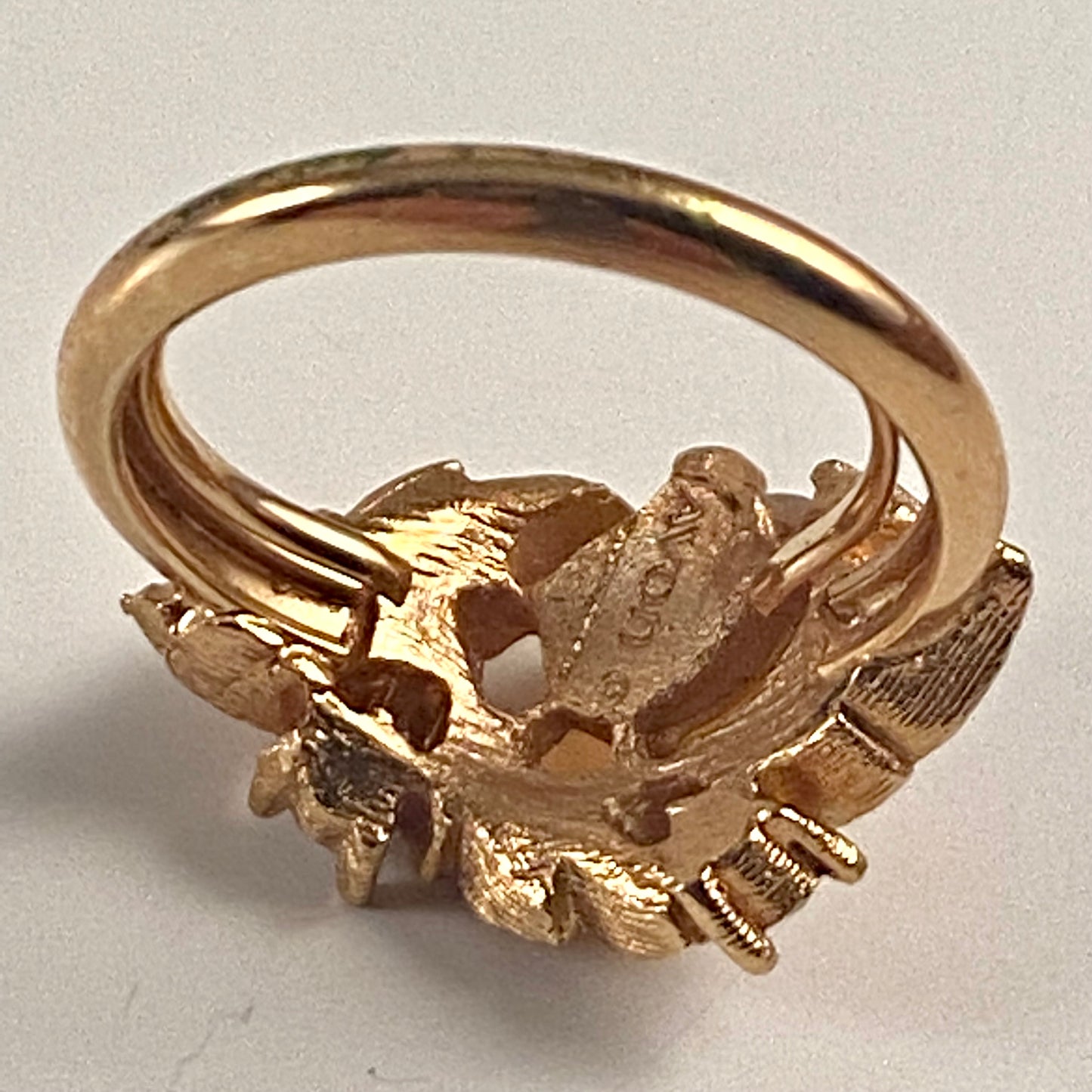 1972 Avon Fire Flower Ring