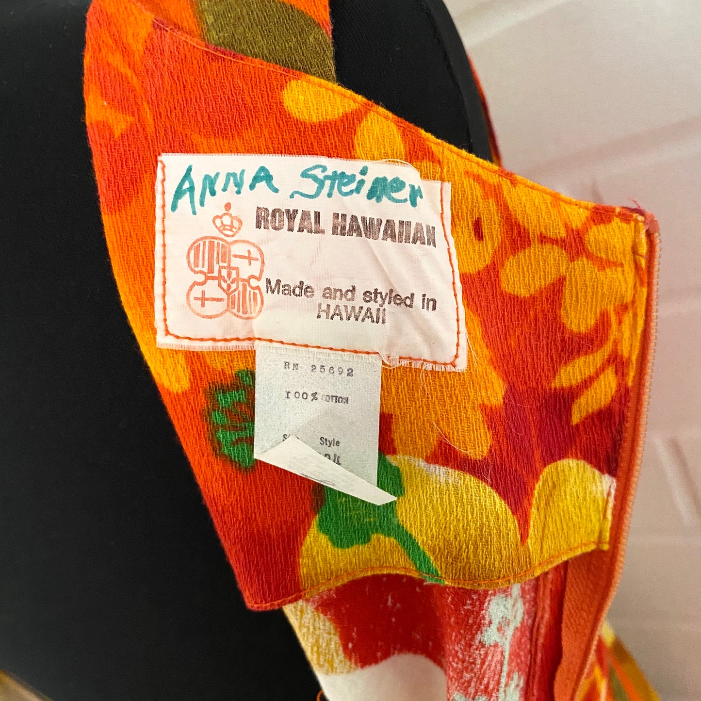 1960s Royal Hawaiian, Made & Styled in Hawaii Maxi Dress