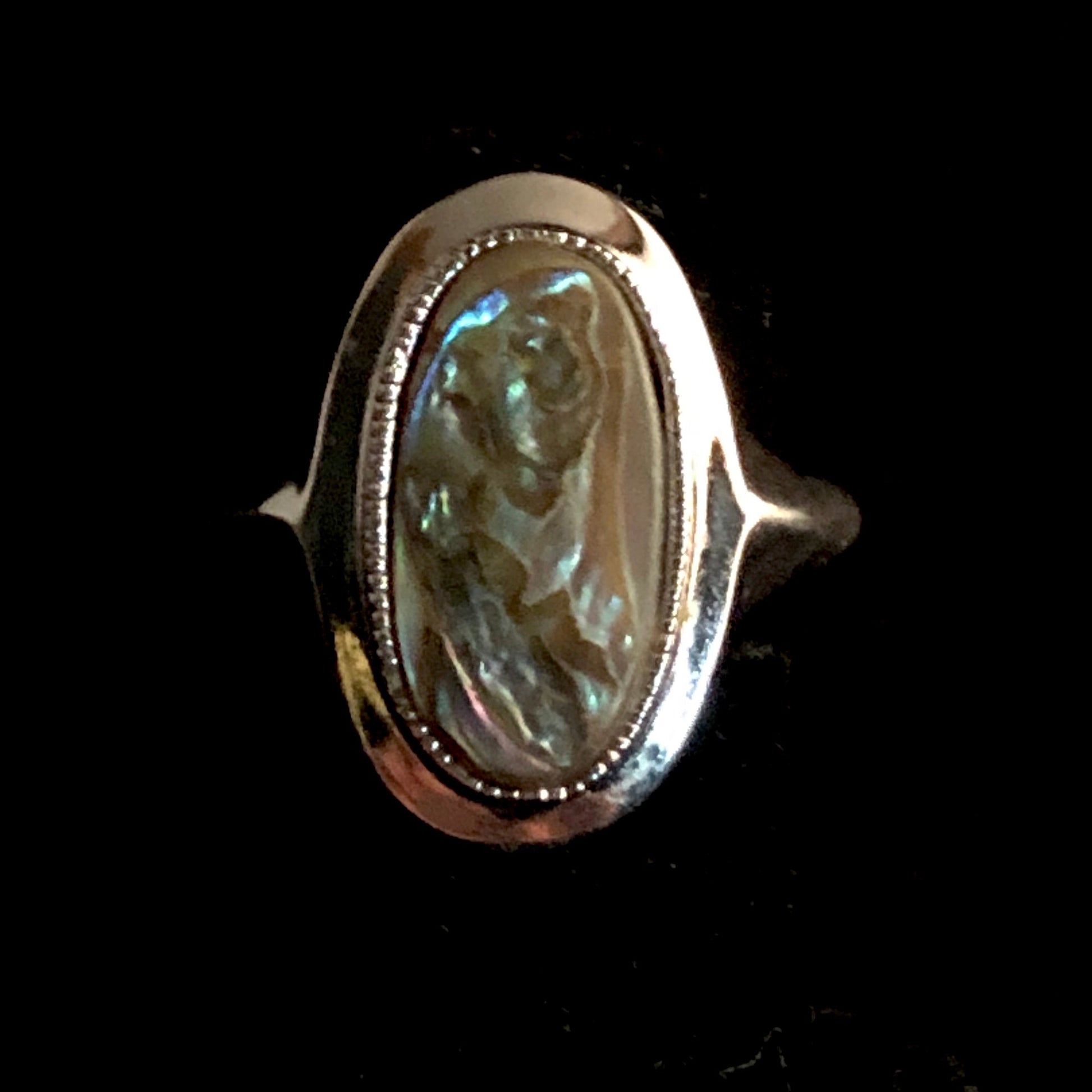 1978 Avon Abalone Ring - Retro Kandy Vintage