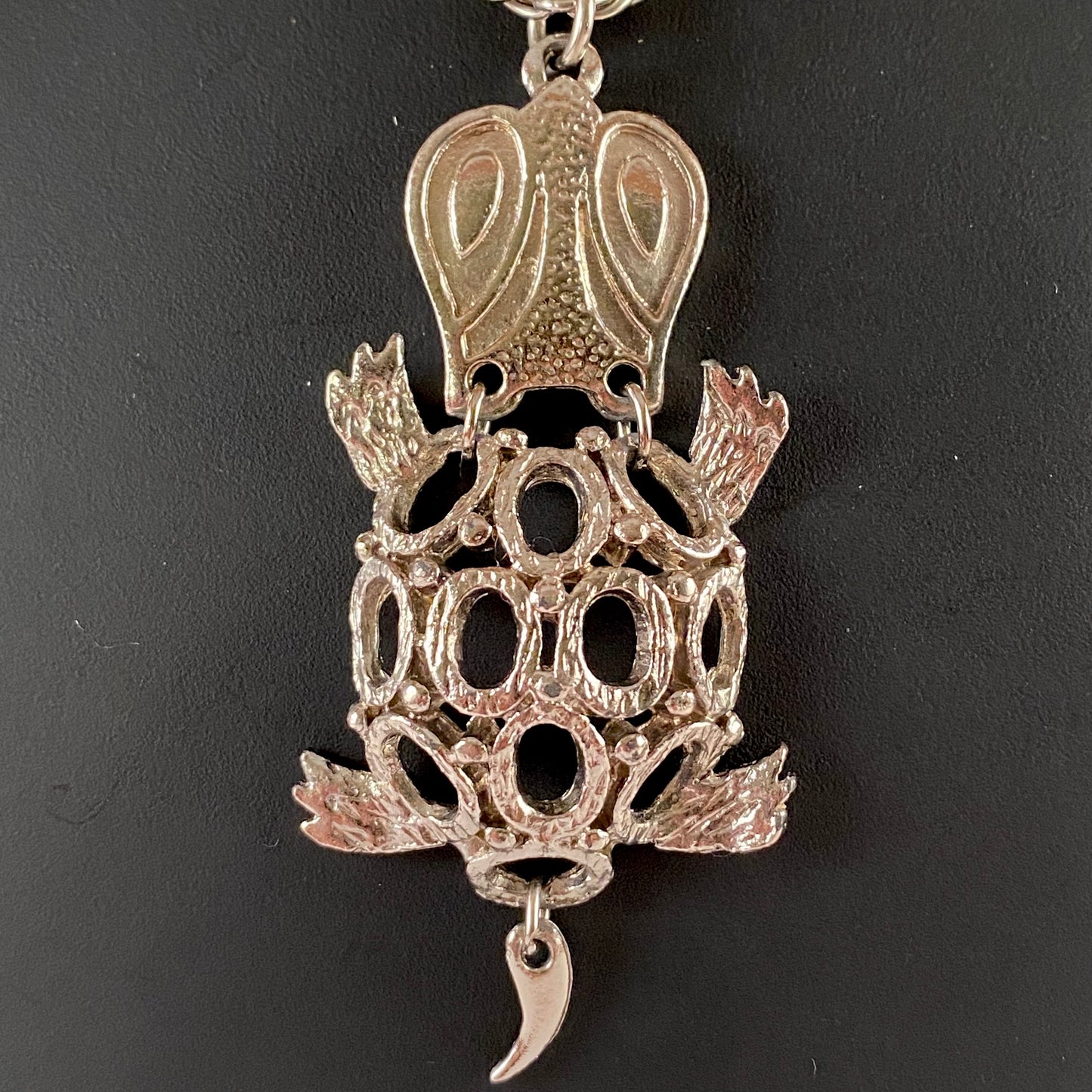 Late 60s/ Early 70s Articulated Turtle Pendant Necklace
