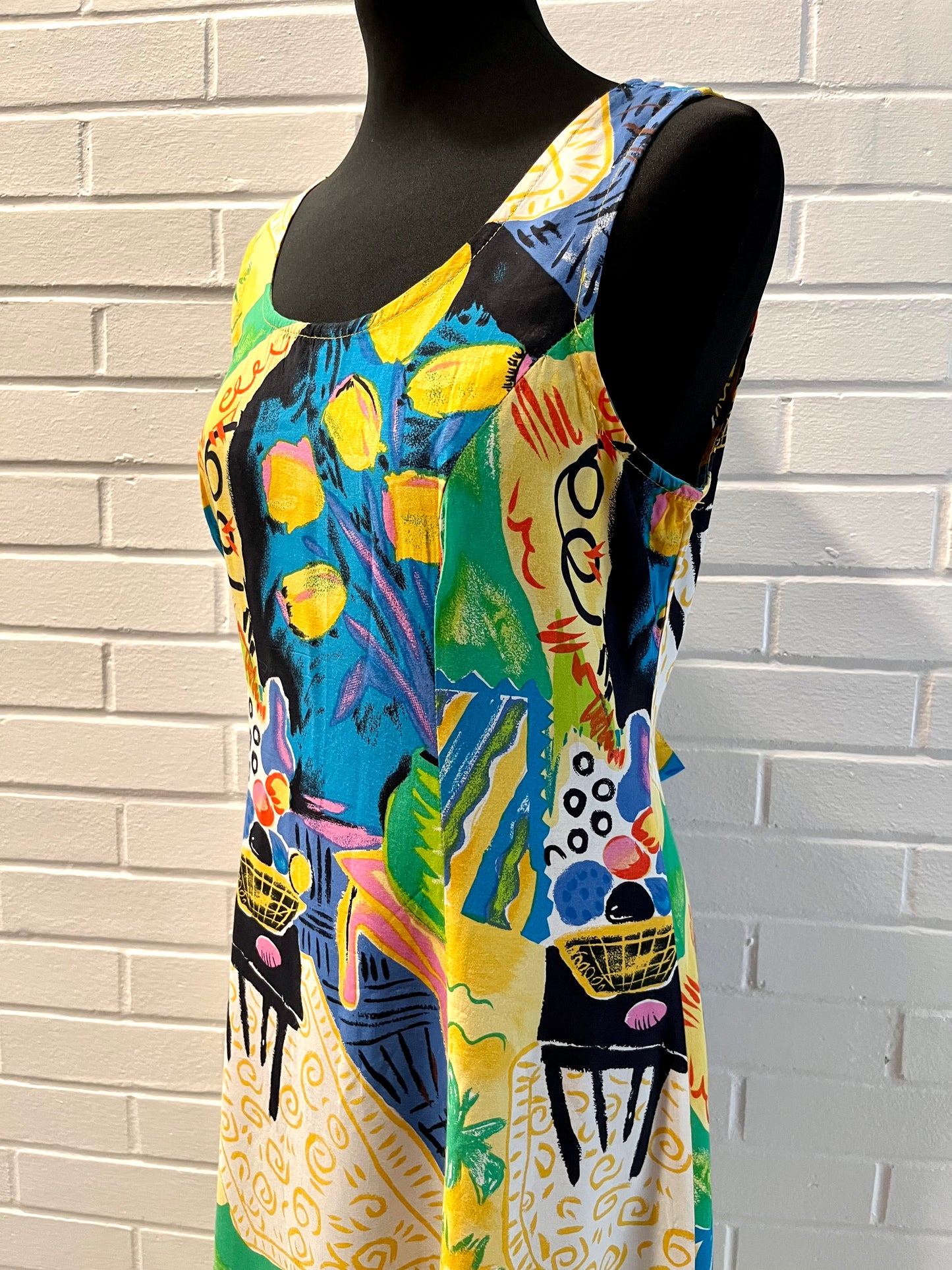 1980s Big Head Designs Sundress