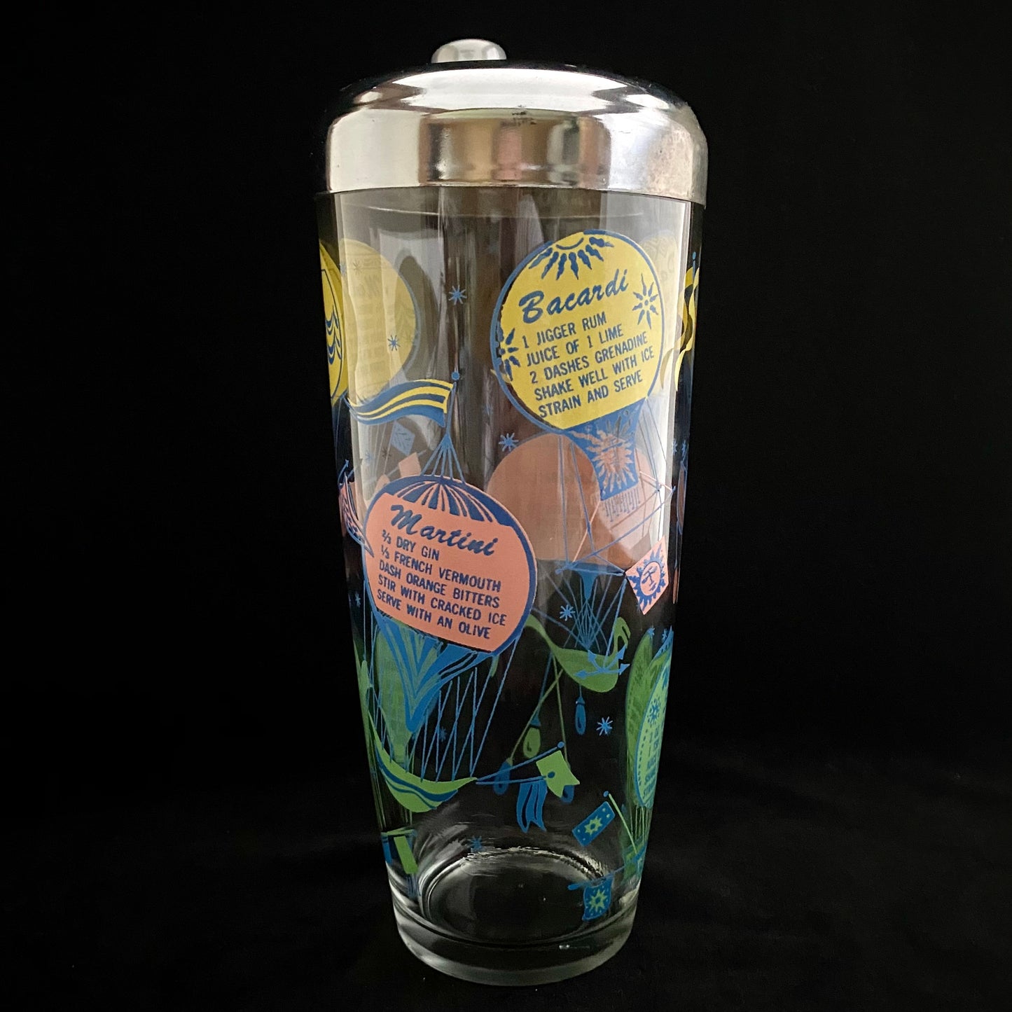 Late 50s/ Early 60s Glass Cocktail Shaker