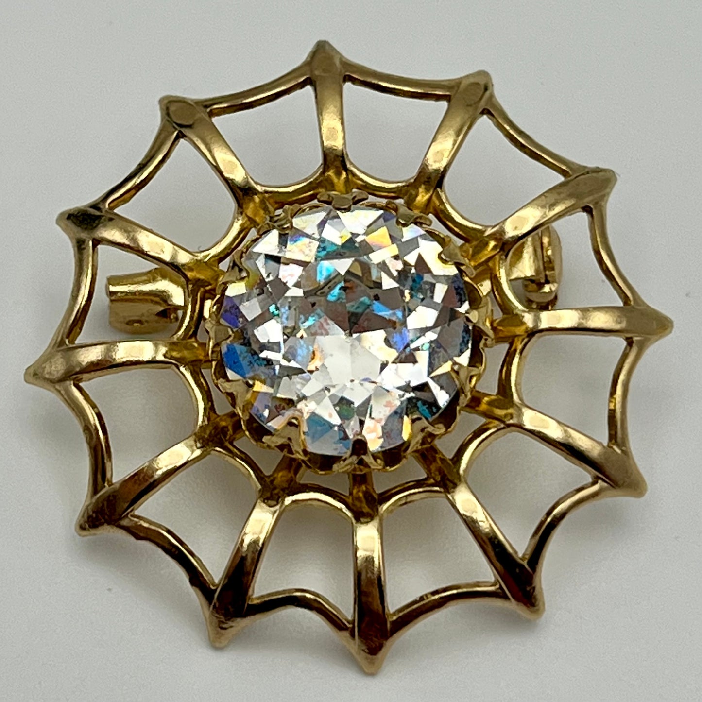 1956 Sarah Coventry Northern Lights Brooch & Earrings Demi-Parure (Original Design)