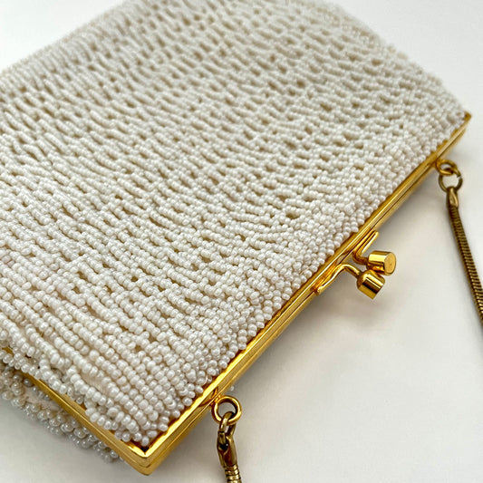 1960s ADG Fashion Imports Bead Purse