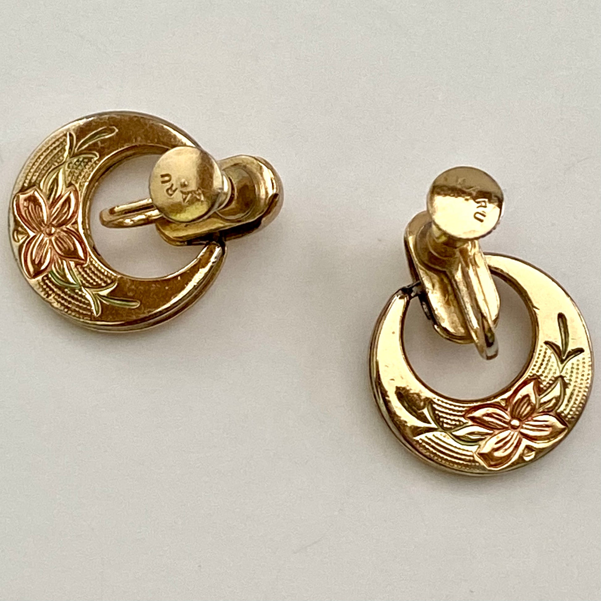 1950s Karu Earrings Retro Kandy Vintage