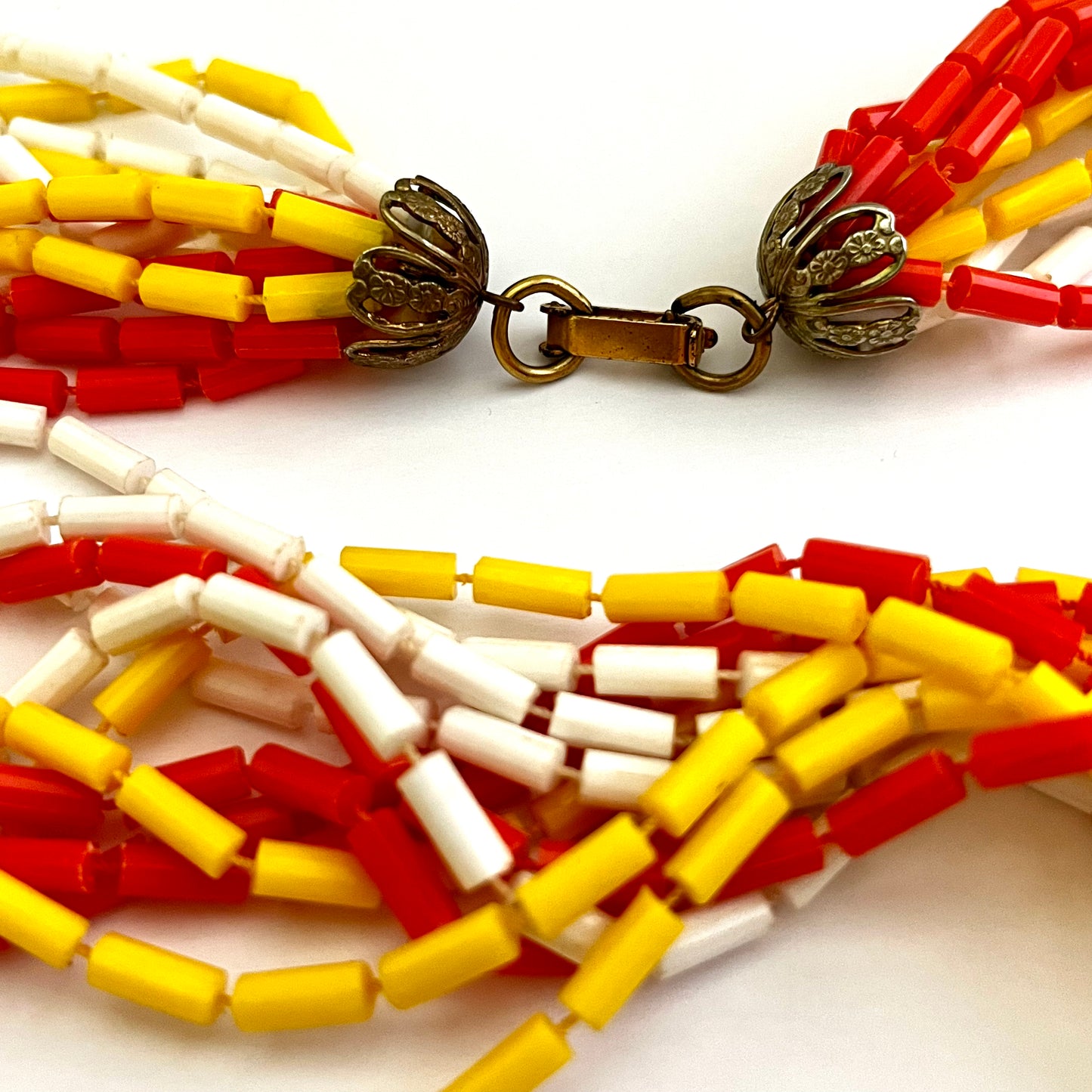 Late 60s/ Early 70s Multi-Colored Bead Necklace