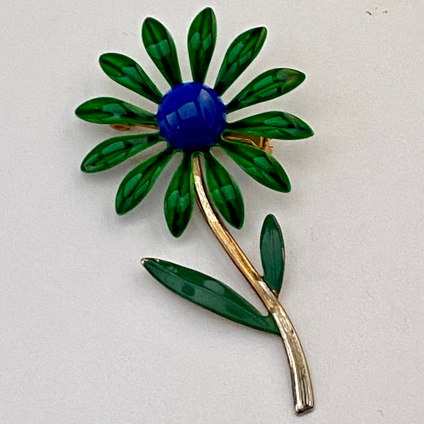 Late 60s/ Early 70s Enamel Flower Brooch