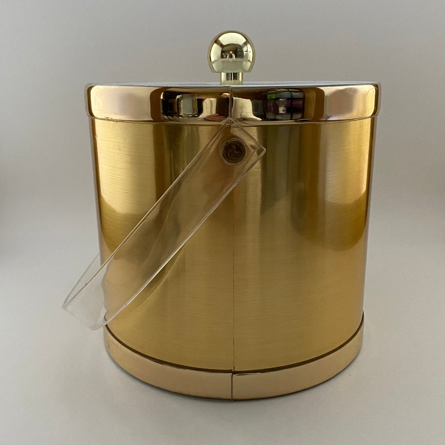 1960S Gold Metallic Ice Bucket