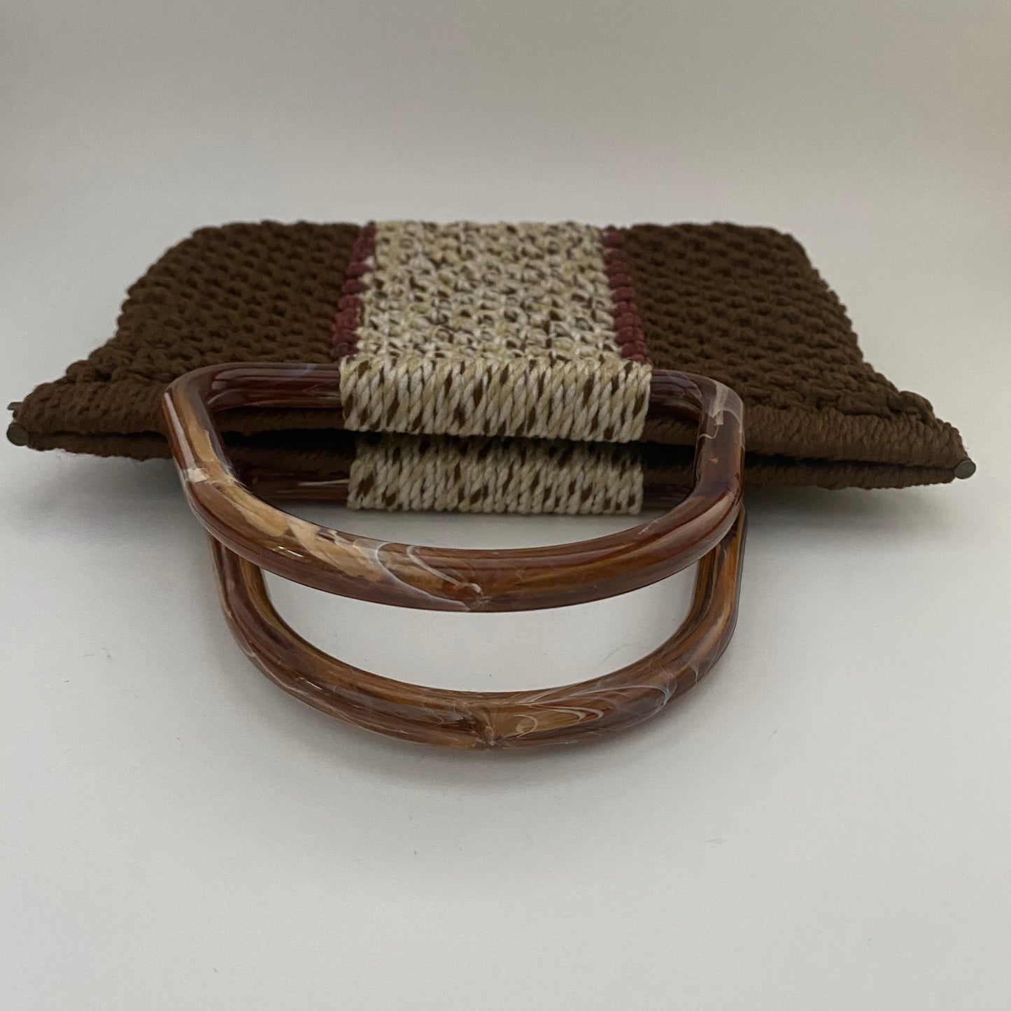 1970s Macrame Handbag