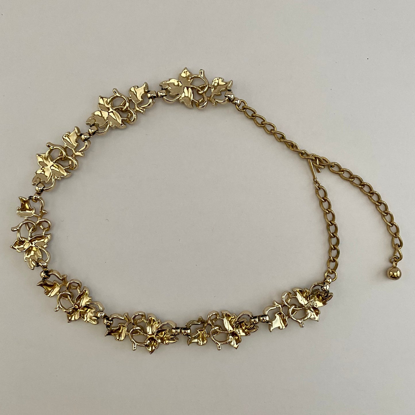 1958 Sarah Coventry Plain & Fancy Necklace