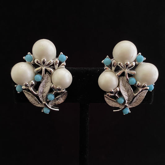 1961 Sarah Coventry Alaskan Summer Earrings