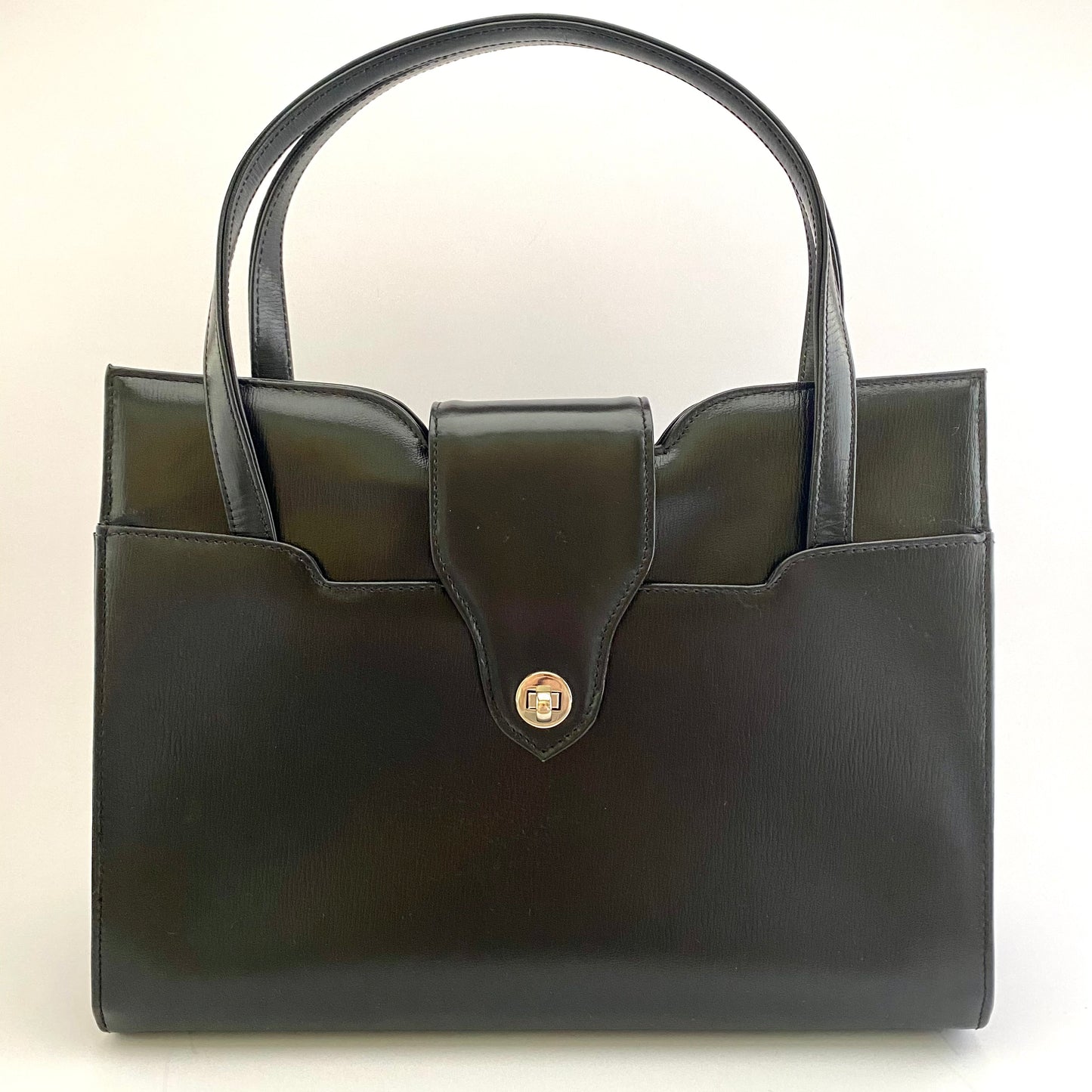 1960s Dofan of France Leather Handbag