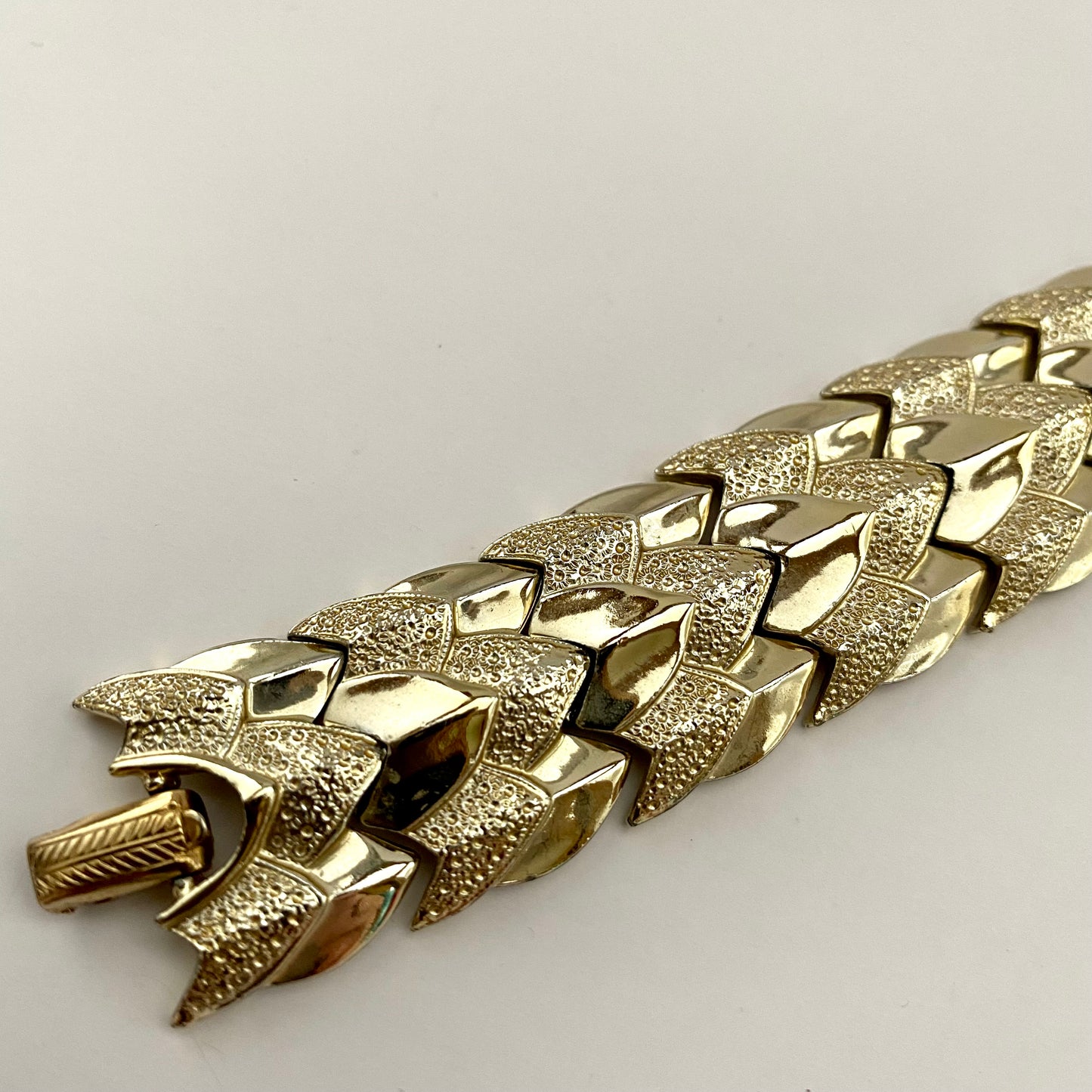 1960s Coro Light Gold-Tone Bracelet