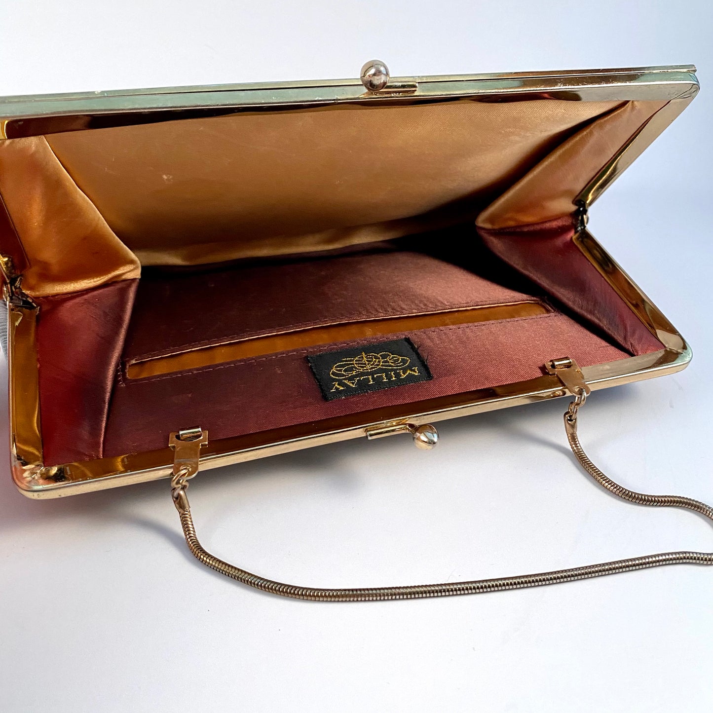 Late 50s/ Early 60s Millay Faux Leather Clutch