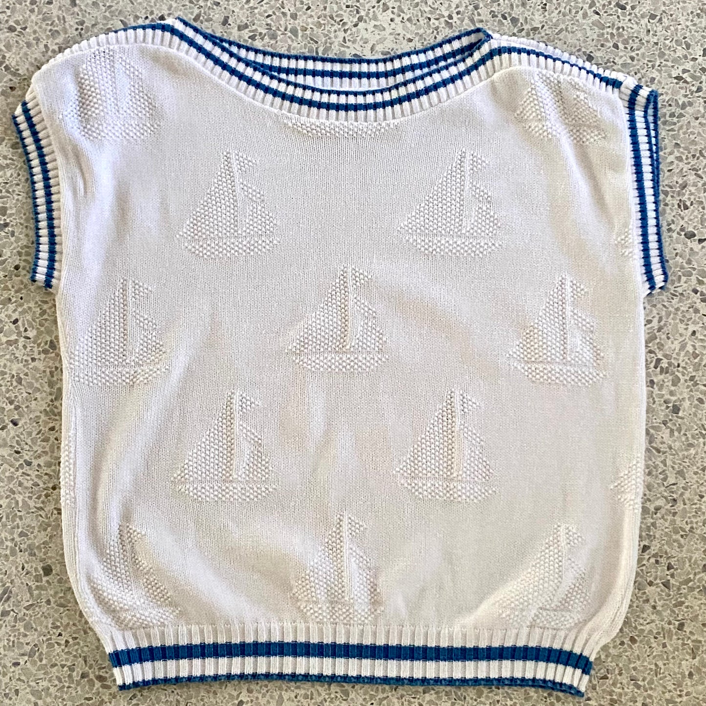 Late 80s Early 90s Jantzen Nautical Sweater
