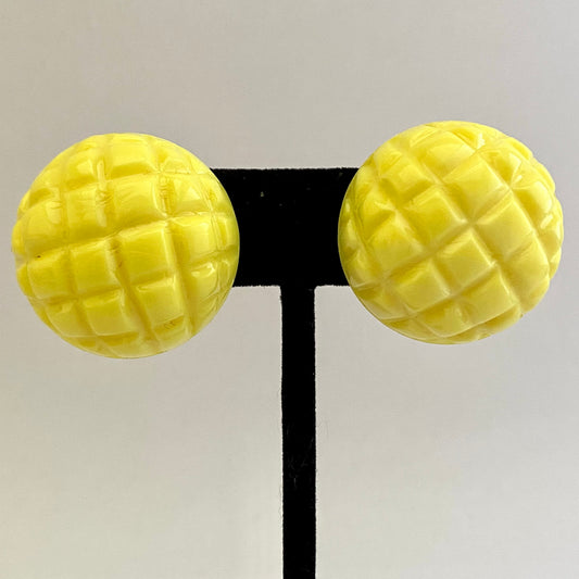 1960s Hong Kong Clip Earrings
