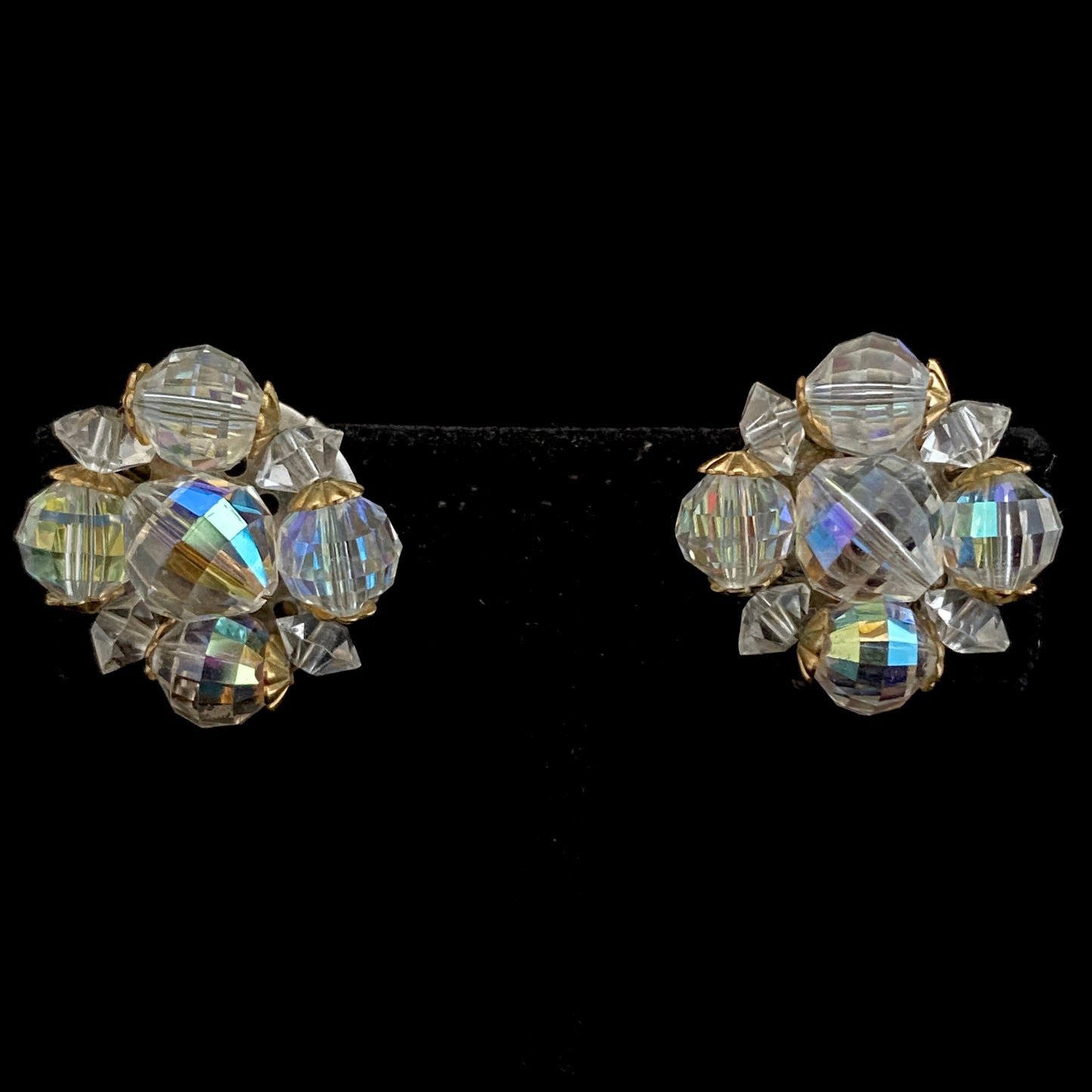 1950s Laguna Crystal Earrings - Retro Kandy Vintage