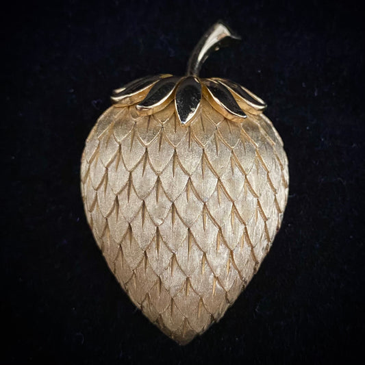 1962 Trifari Abstract Acorn Brooch