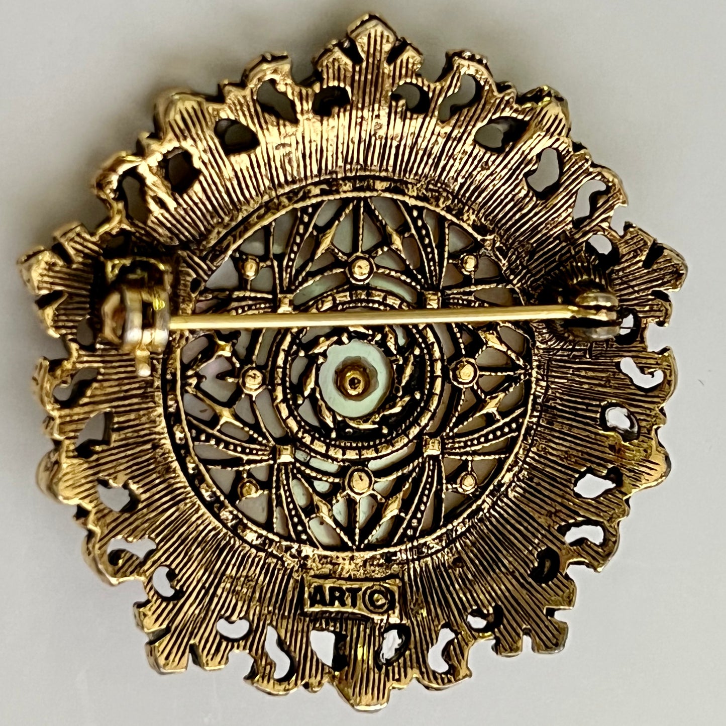 1960s Art Brooch