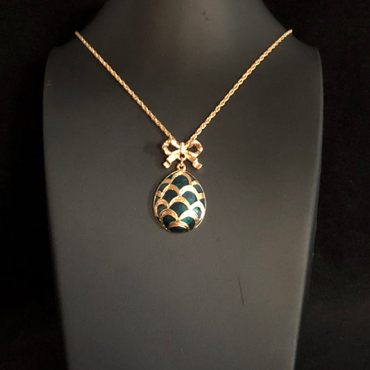 1984 Avon Easter Egg Pendant - Retro Kandy Vintage