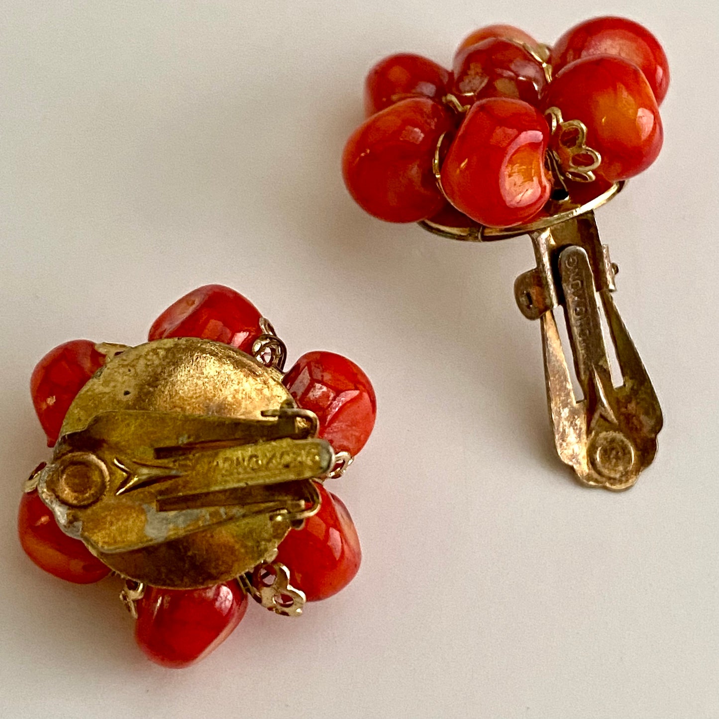 1960s Hong Kong Bead Earrings