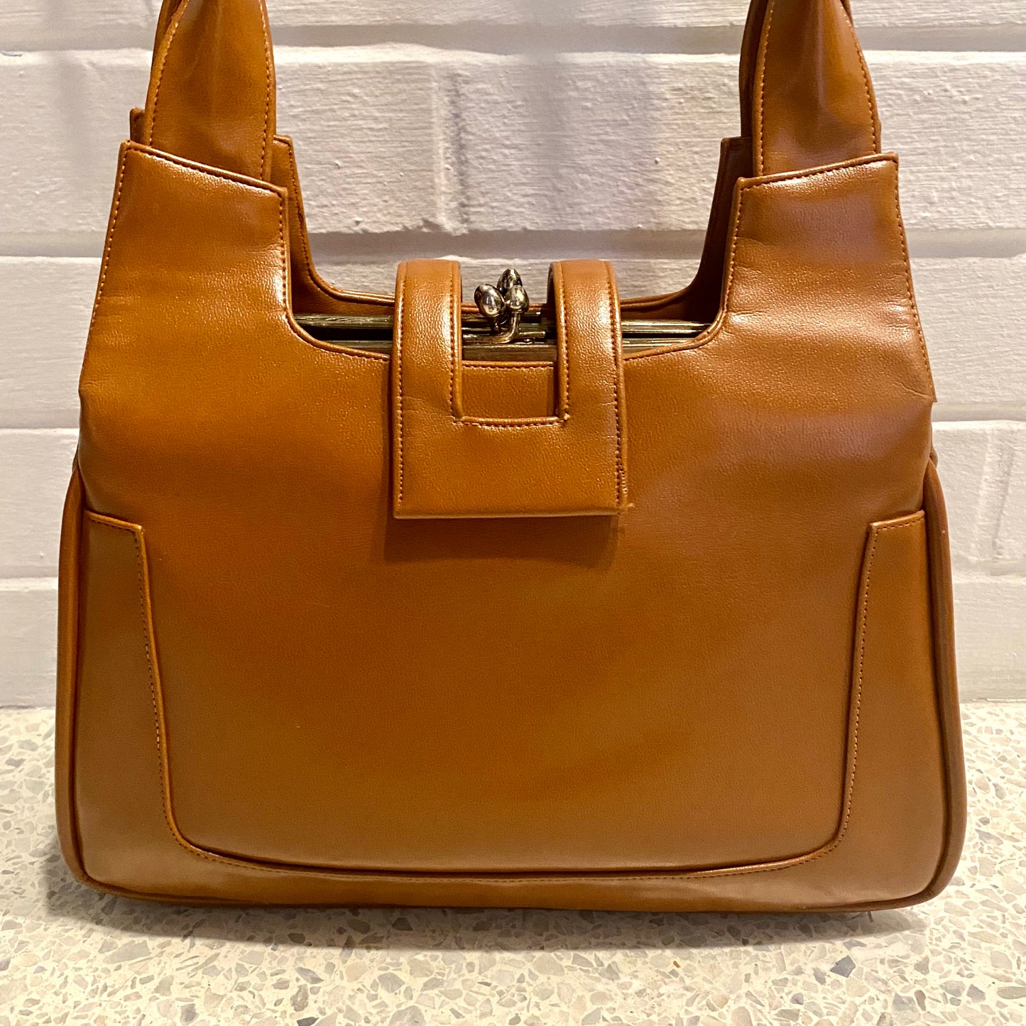 1970s Lou Taylor Leather Handbag