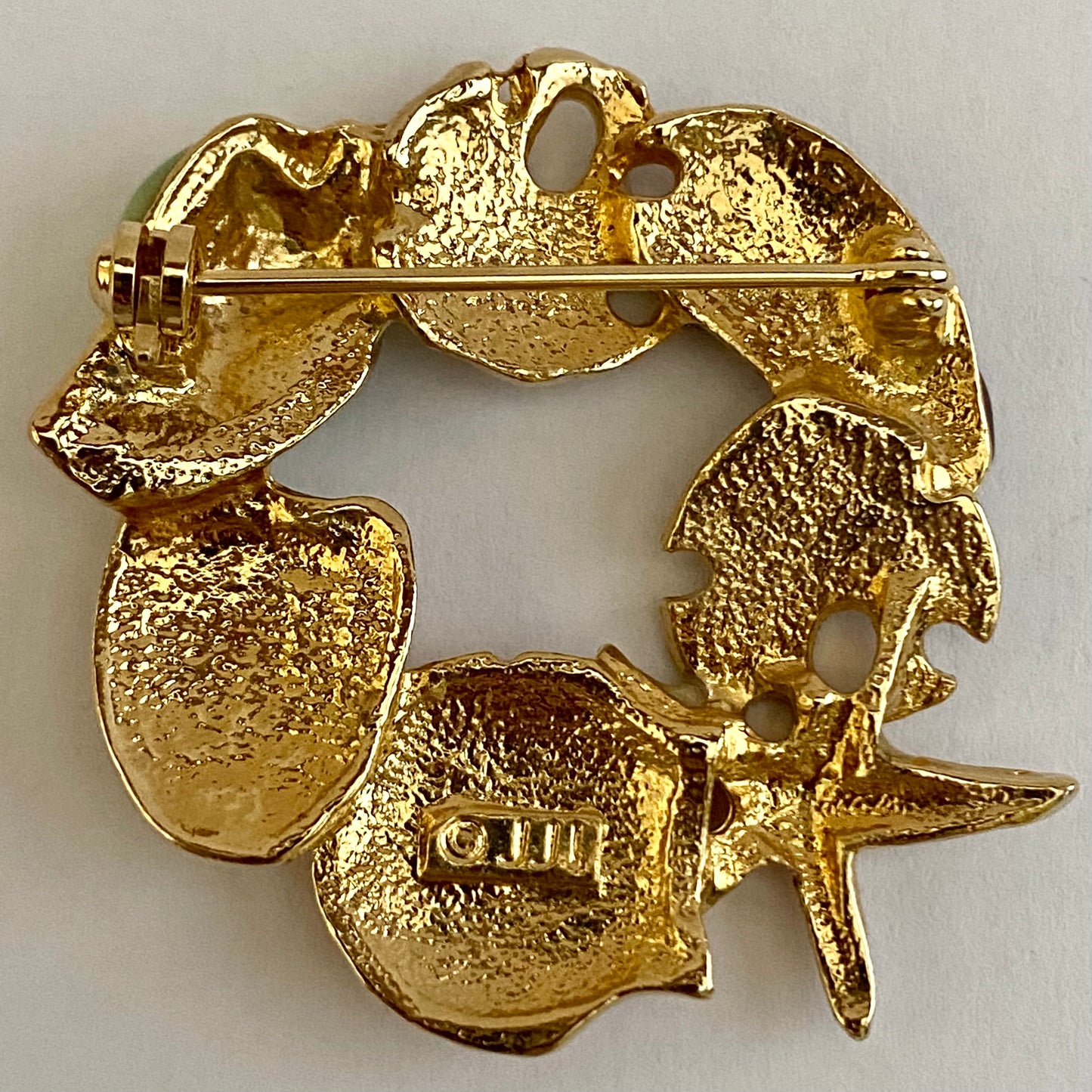 Late 60s/ Early 70s Jonette Jewelry (JJ) Seashell Brooch