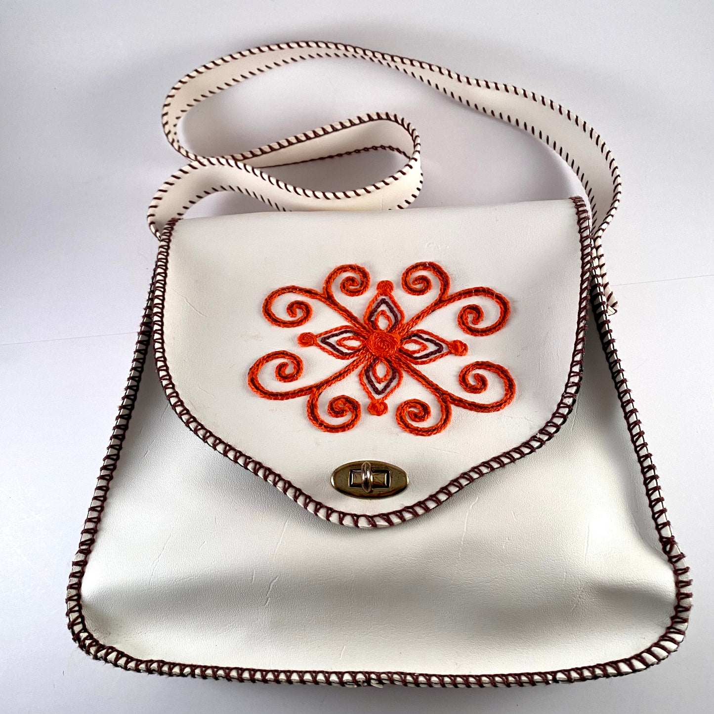 Late 60s/ Early 70s Embroidery Embellished Handbag