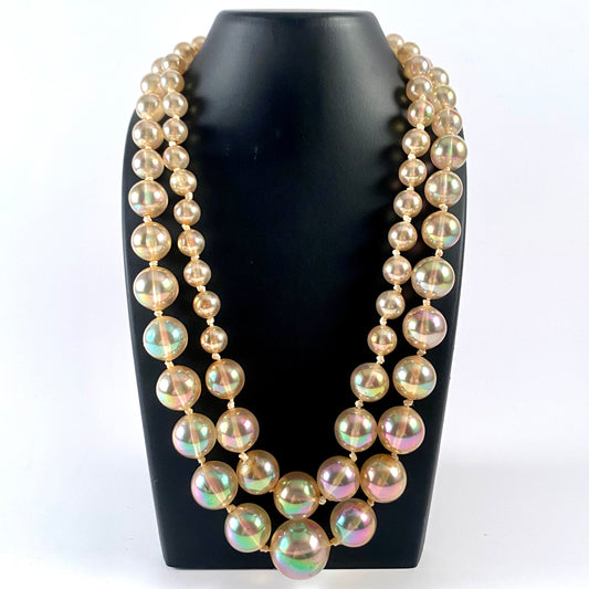 1950s Soap Bubble Bead Necklace