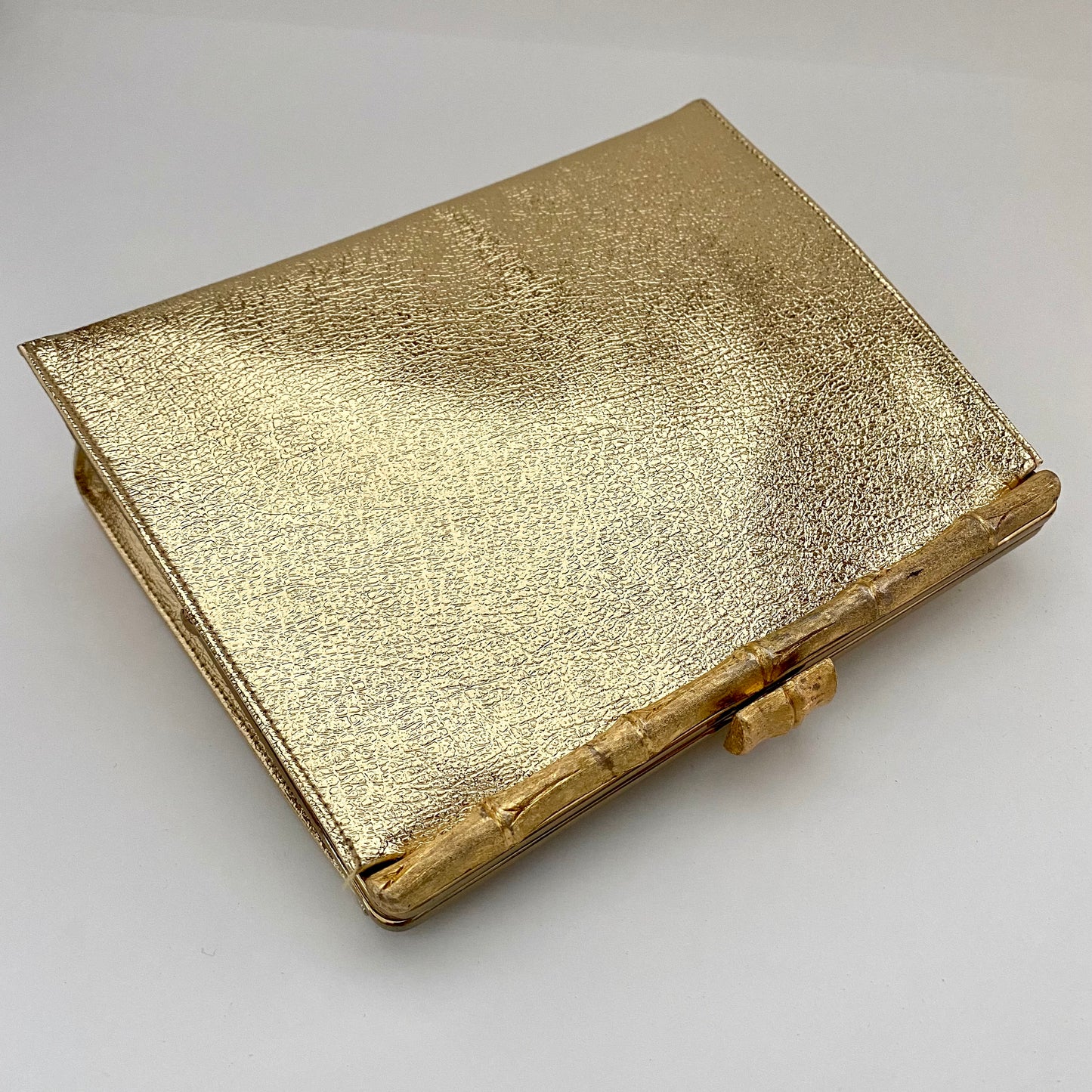 1950s L & M (Lowy & Mund) After Five Metallic Gold Clutch