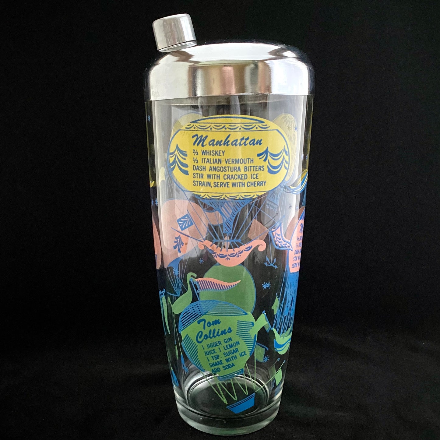 Late 50s/ Early 60s Glass Cocktail Shaker