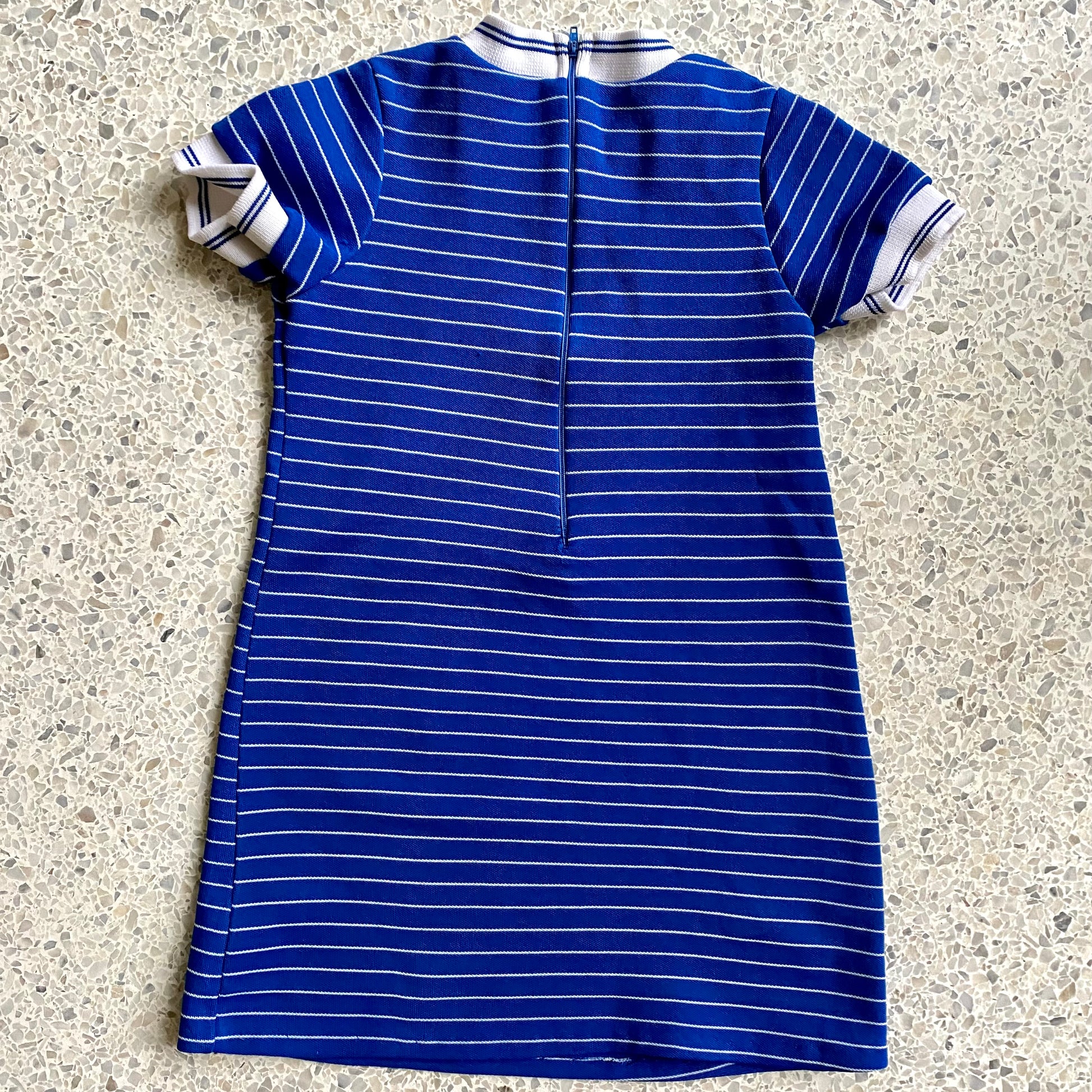 Late 60s/ Early 70s Childrens Love Stripe Dress Late 60s/ Early 70s Childrens Love Stripe Dress