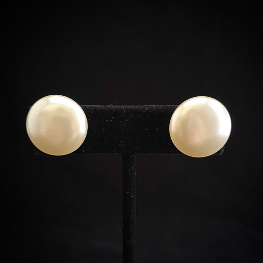 1950s Marvella Faux Pearl Earrings