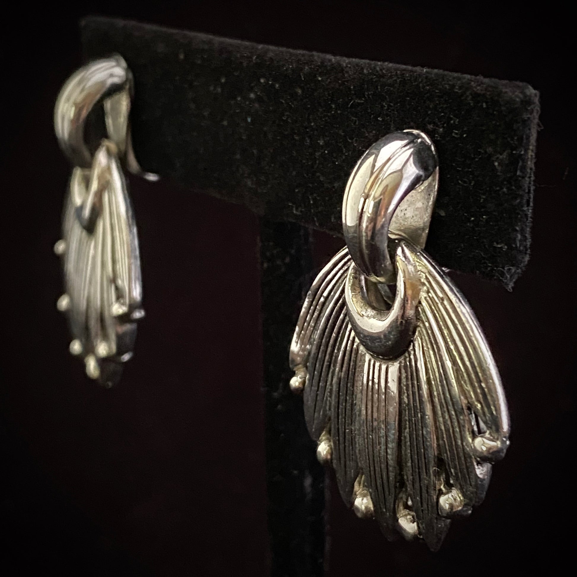 1950s Marino Silver Earrings - Retro Kandy Vintage