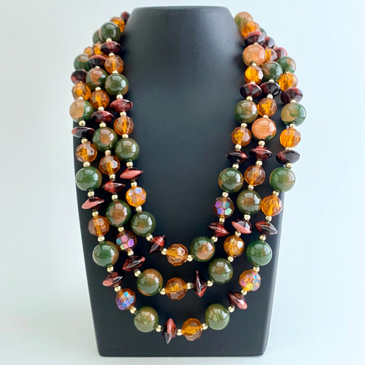 1960s Hong Kong Bead Necklace