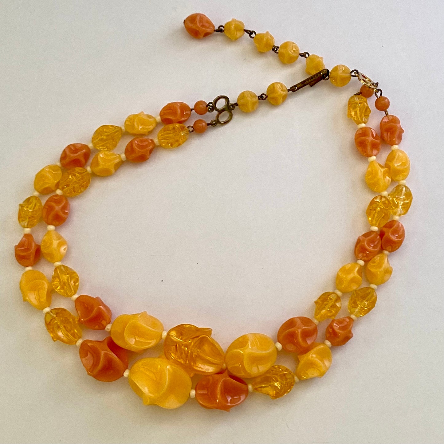 1960s Germany Double Strand Bead Necklace