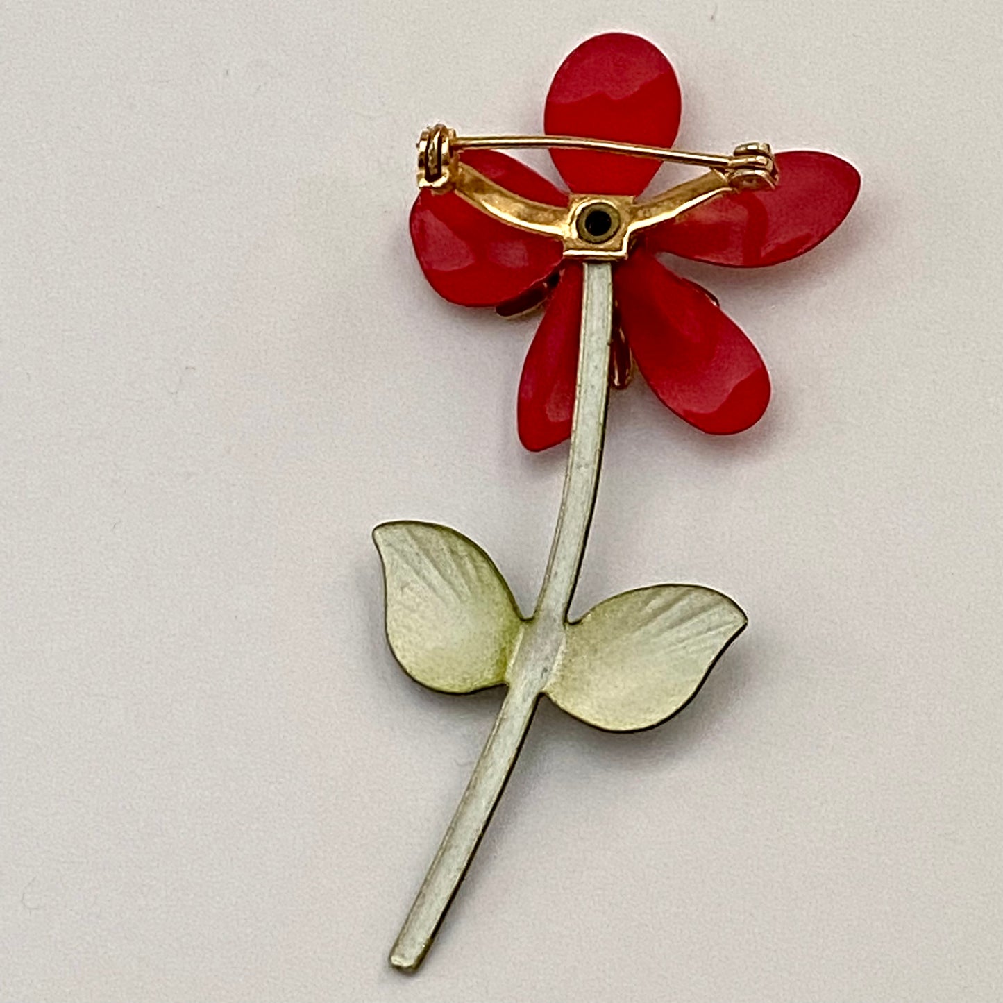 Late 60s/ Early 70s Enamel Flower Brooch